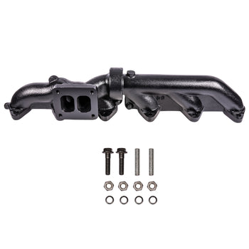 ATS Pulse Flow Exhaust Manifold Kit Fits 2003-2007 5.9L Cummins 2-Piece T3 T4 Holset Wastegate 204-920-2272