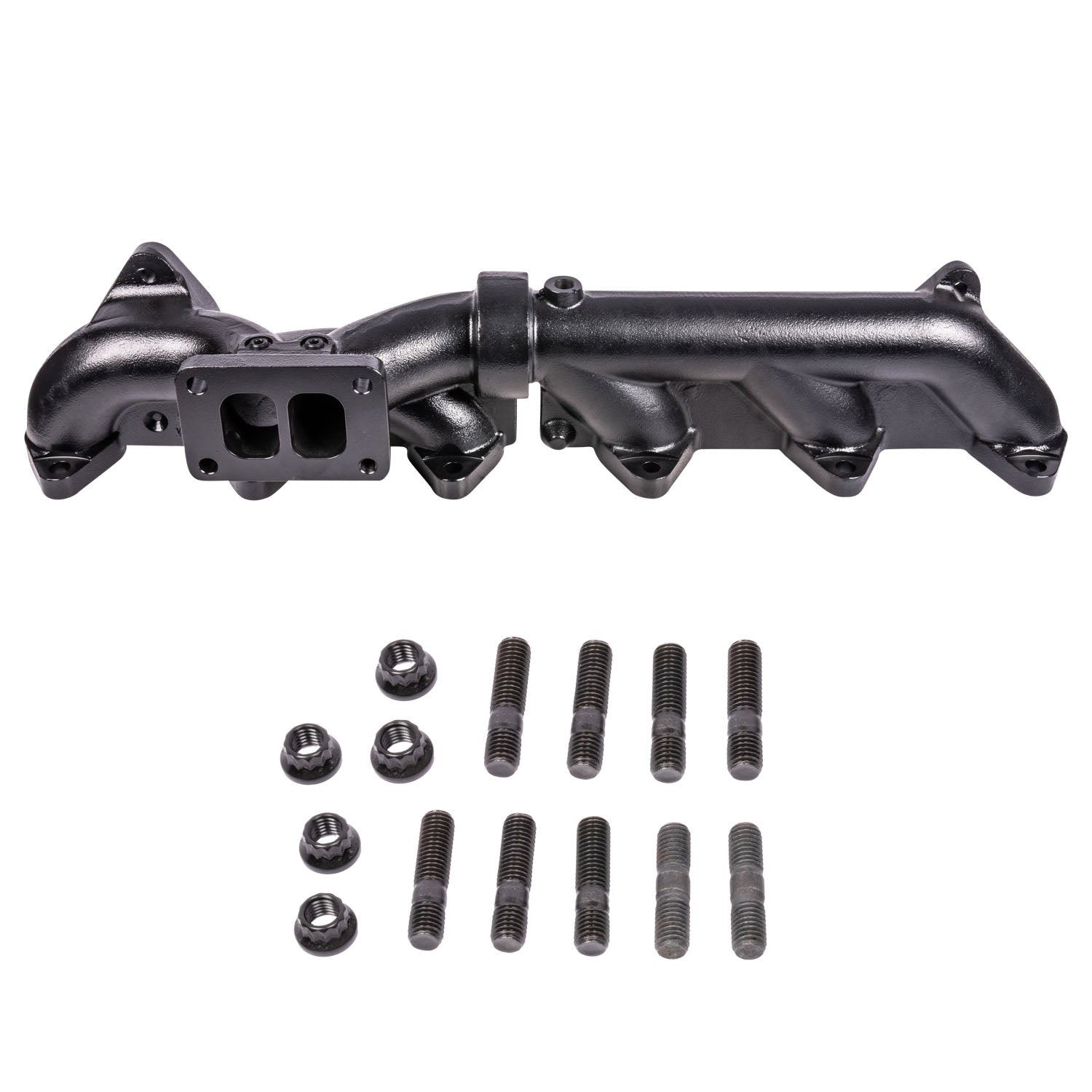 ATS Pulse Flow Exhaust Manifold Kit Fits 2007.5-2018 6.7L Cummins 2-Pc Holset With Optional Multi Layer Gaskets Premium Hardware 204-950-2326