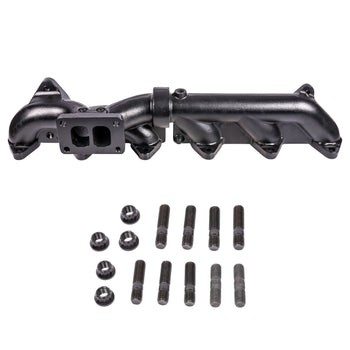 ATS Pulse Flow Exhaust Manifold Kit Fits 2007.5-2018 6.7L Cummins 2-Pc Holset With Optional Multi Layer Gaskets Premium Hardware 204-950-2326