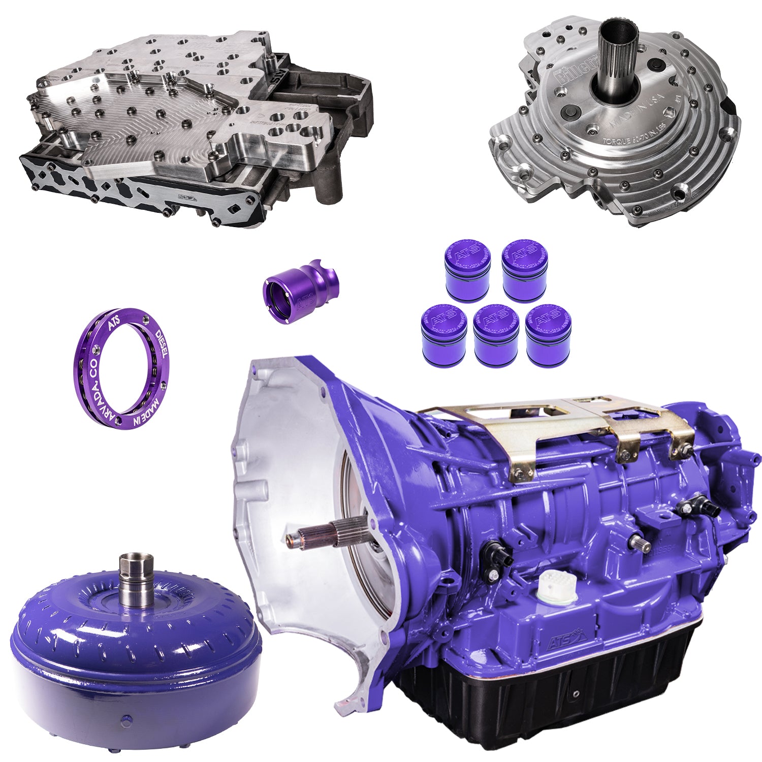 ATS 68RFE Transmission Package 2WD 2007.5-2019+ Dodge Ram 6.7L Cummins 309-612-2326