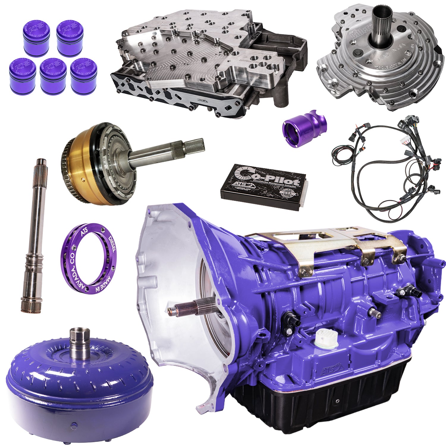 ATS 68RFE Transmission Package 4WD 2007.5-2019+ Dodge Ram 6.7L Cummins 309-614-2380