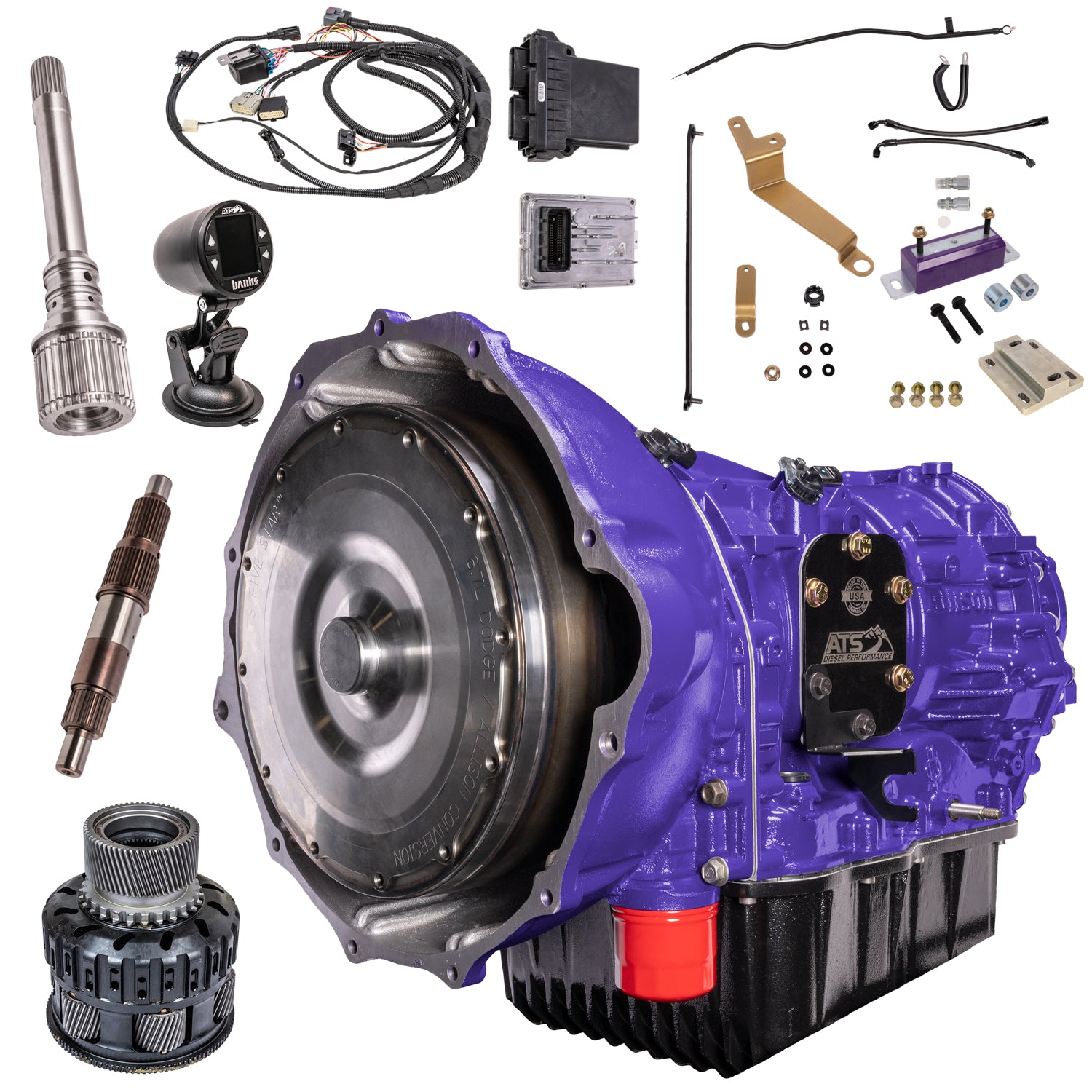 ATS Allison Conversion Complete Kit 2WD Transmission 47RH 47RE 48RE 1998.5-2007 5.9L Cummins 319-912-2218