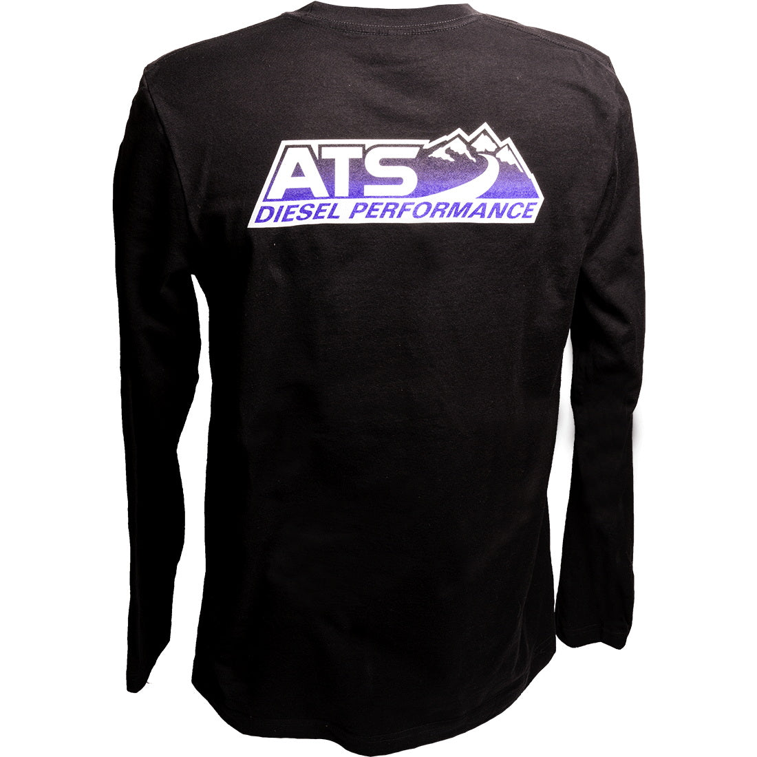 ATS Long Sleeve T-Shirt, Black w/ Two Print Logo 815-500-1000